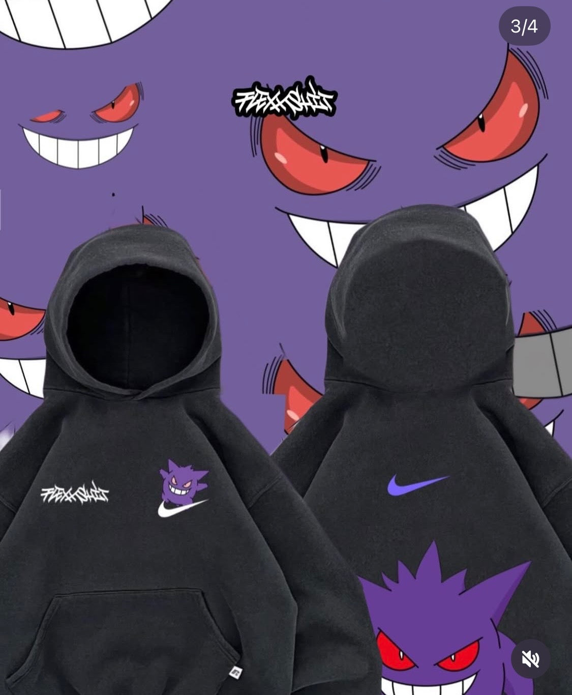 Hoodie gengar viejo.