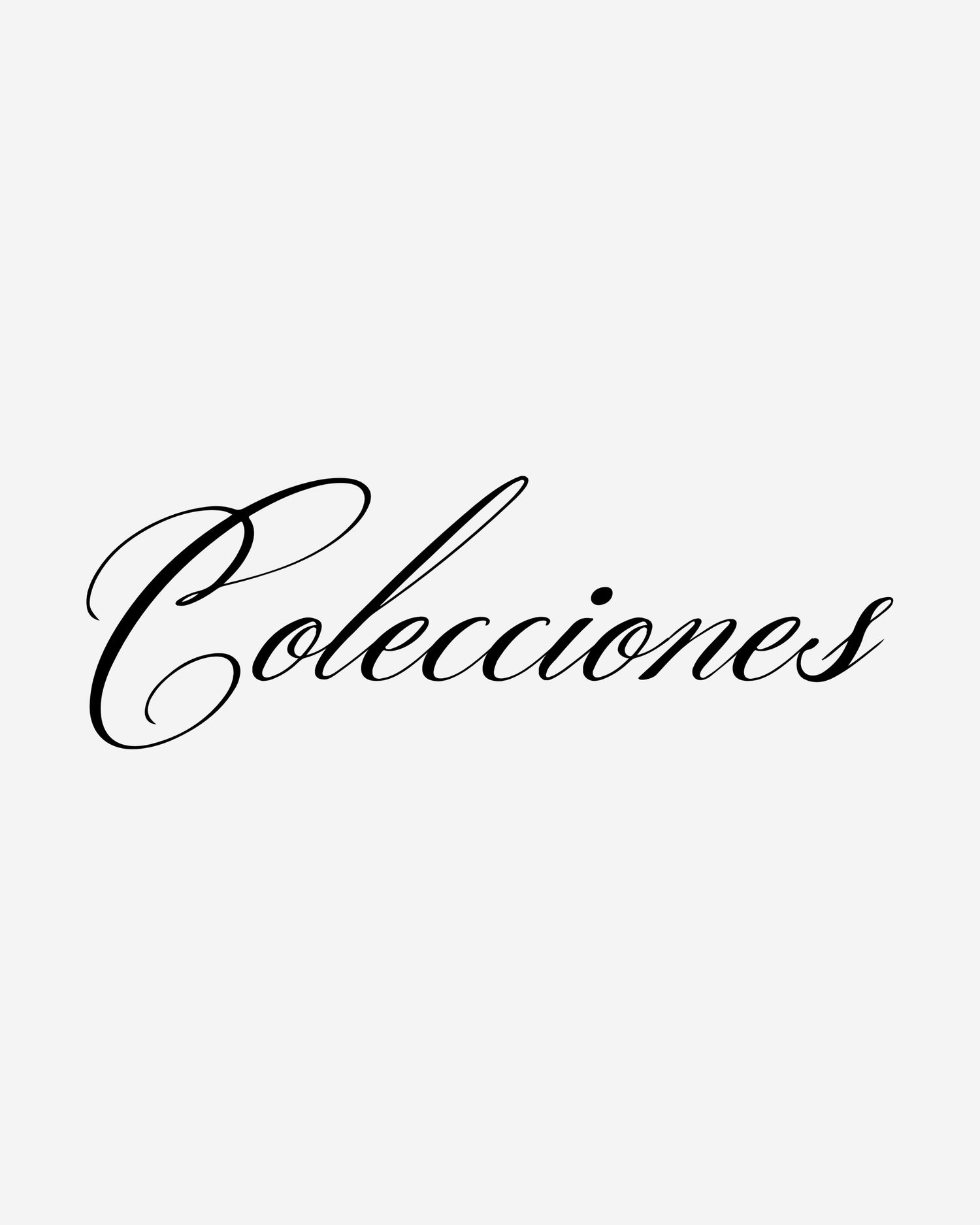 COLECCCIONES
