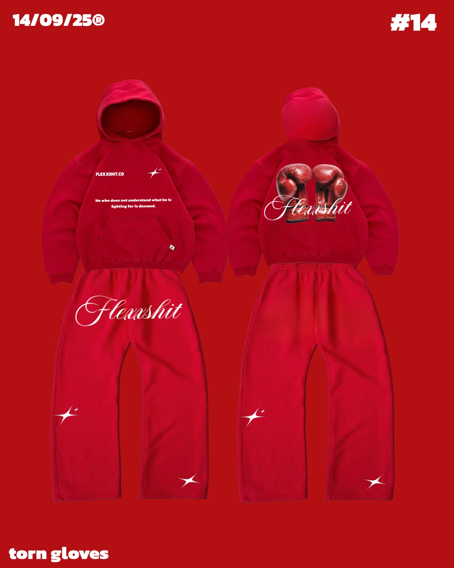 Conjunto Torn Gloves