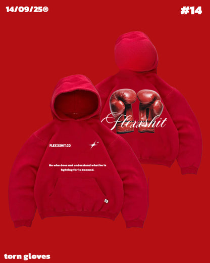Hoodie Torn Gloves